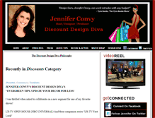 Tablet Screenshot of discountdesigndiva.com